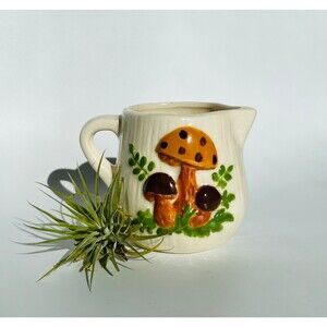 Vintage 1970s Merry Mushroom Creamer Pitcher